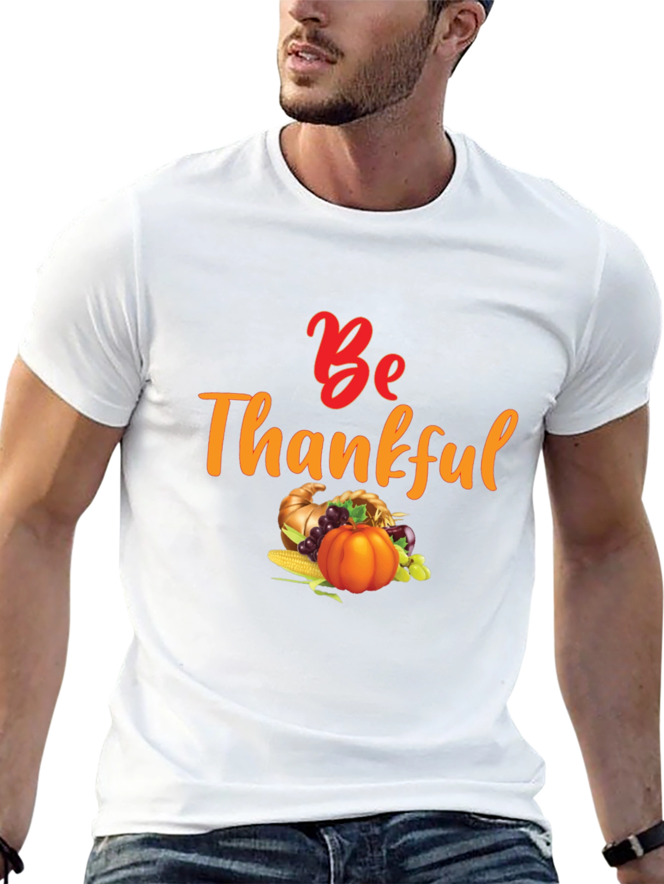Be Thankful Harvest T-Shirt - Thanksgiving Theme