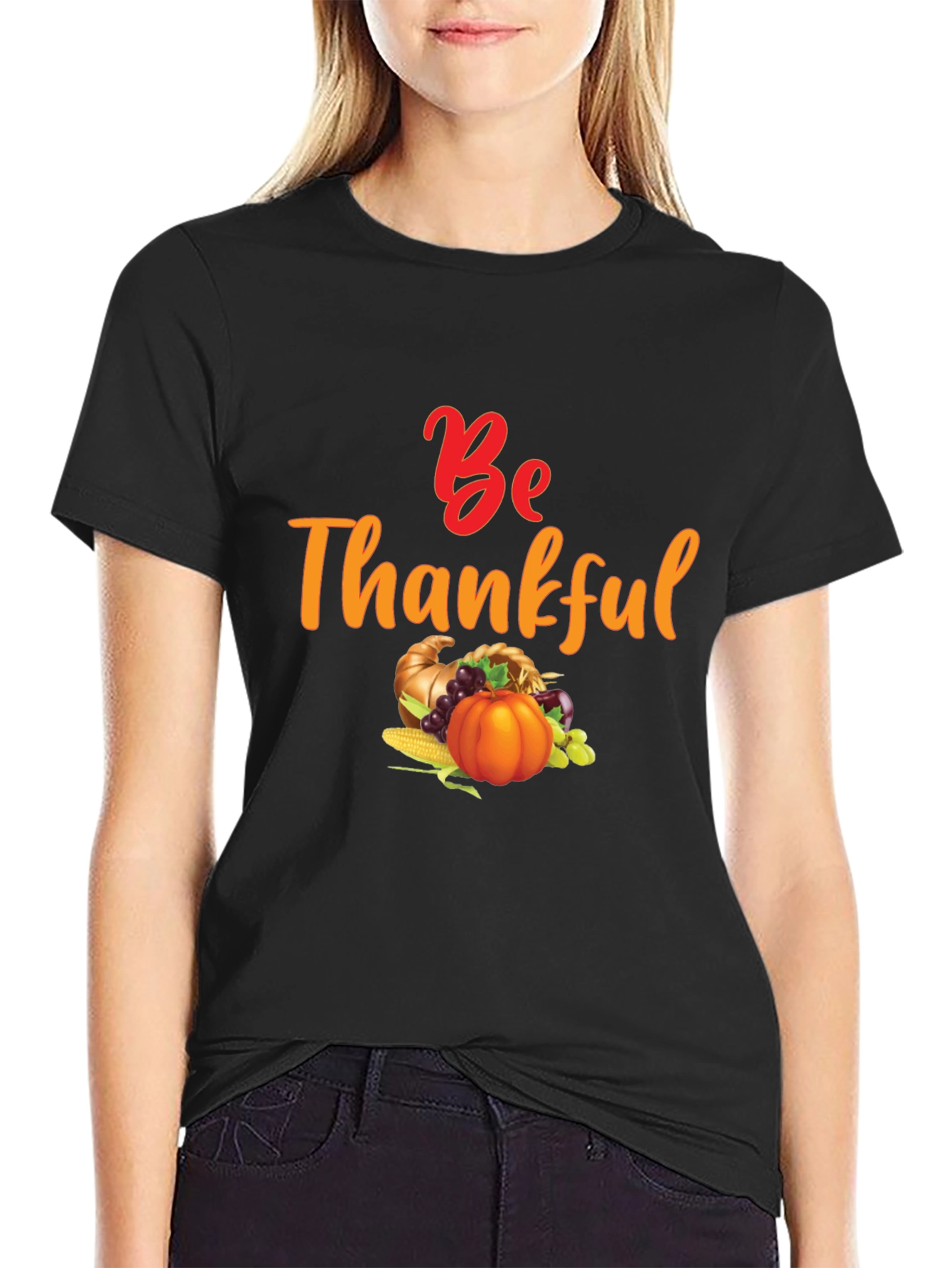 Be Thankful Harvest T-Shirt - Thanksgiving Theme