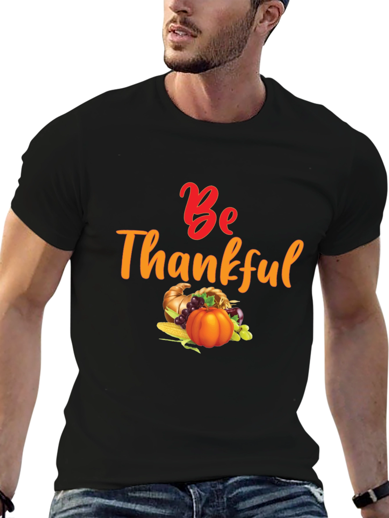 Be Thankful Harvest T-Shirt - Thanksgiving Theme