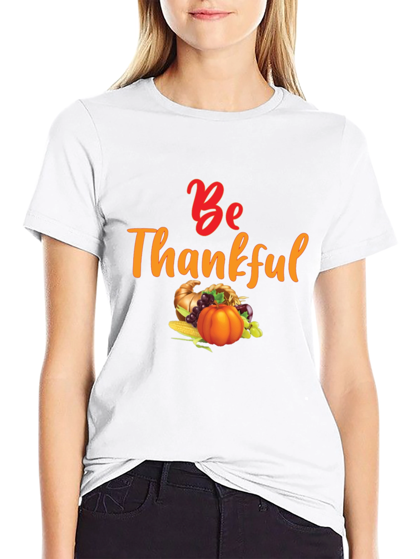 Be Thankful Harvest T-Shirt - Thanksgiving Theme