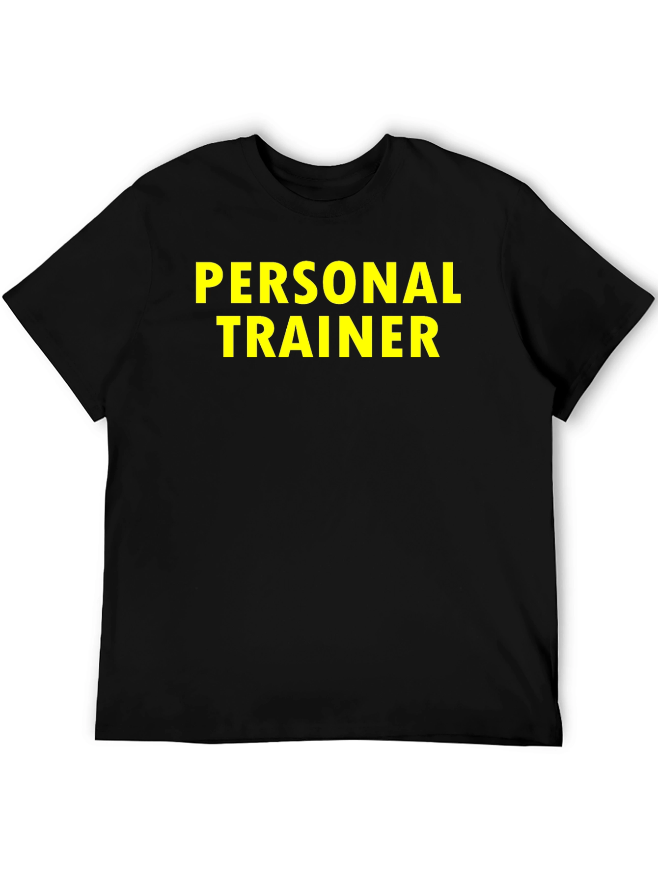 Personal Trainer T-Shirt - Black Cotton Tee