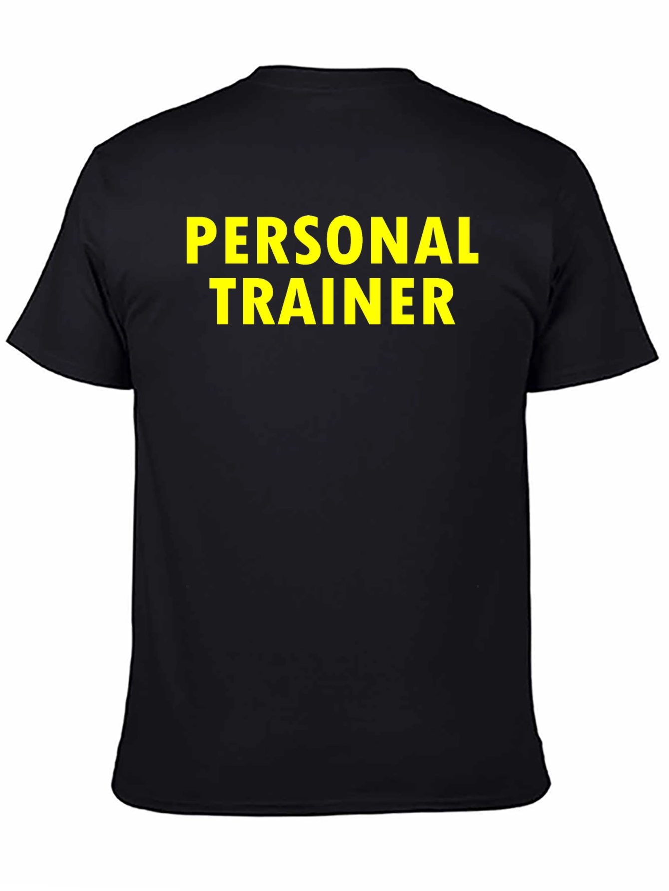 Personal Trainer T-Shirt - Black Cotton Tee