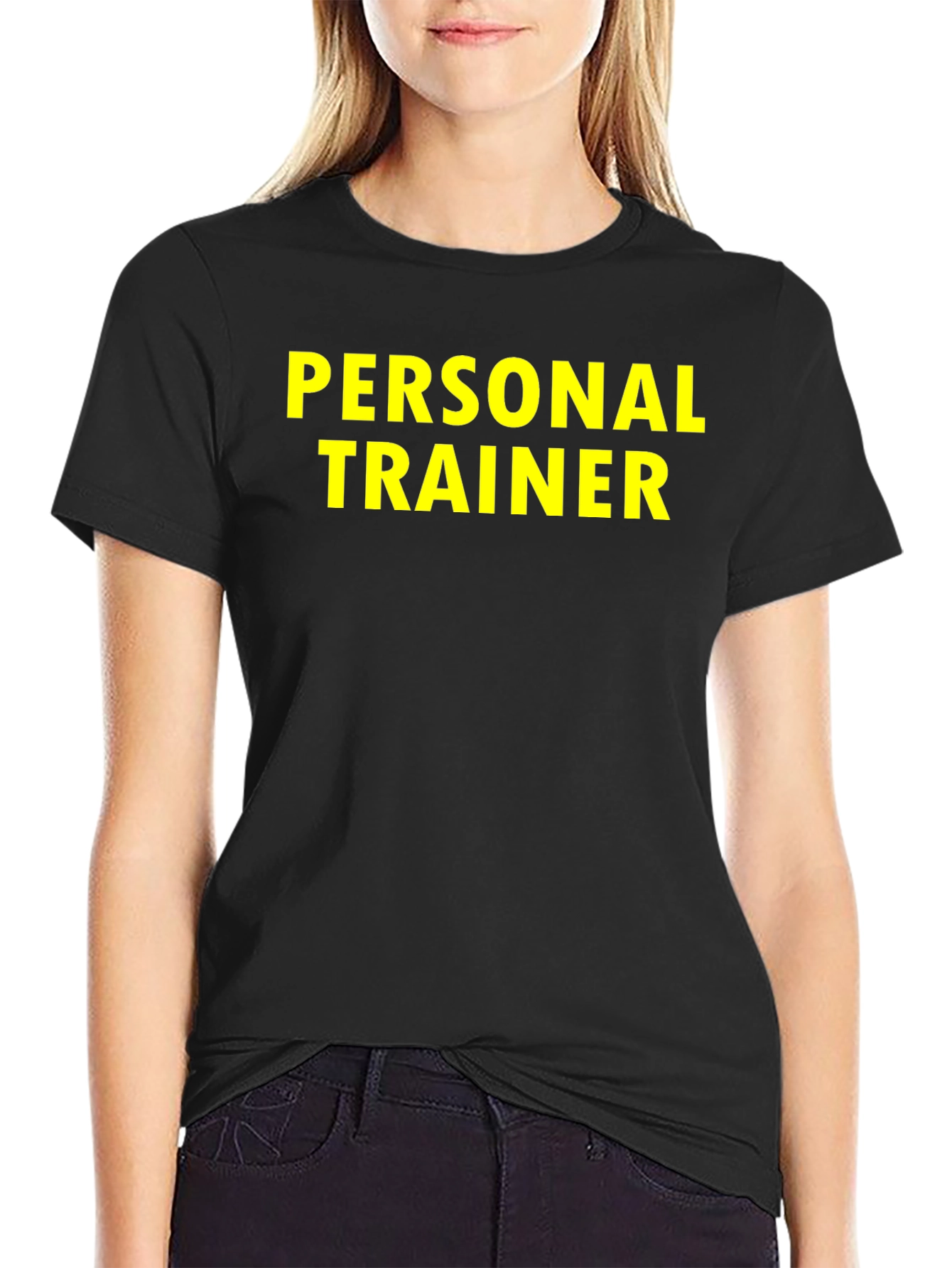 Personal Trainer T-Shirt - Black Cotton Tee