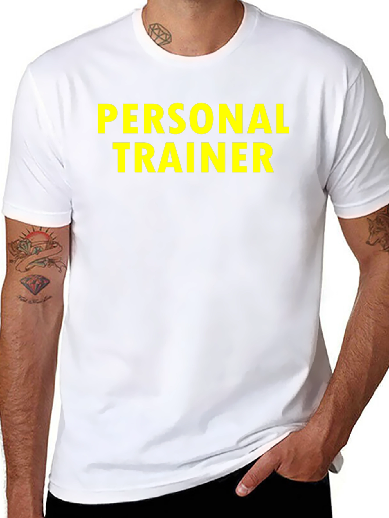Personal Trainer T-Shirt - Black Cotton Tee