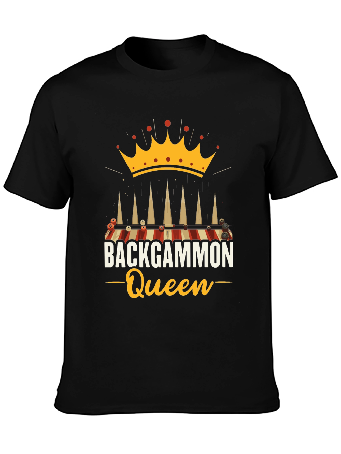 Backgammon Queen T-Shirt
