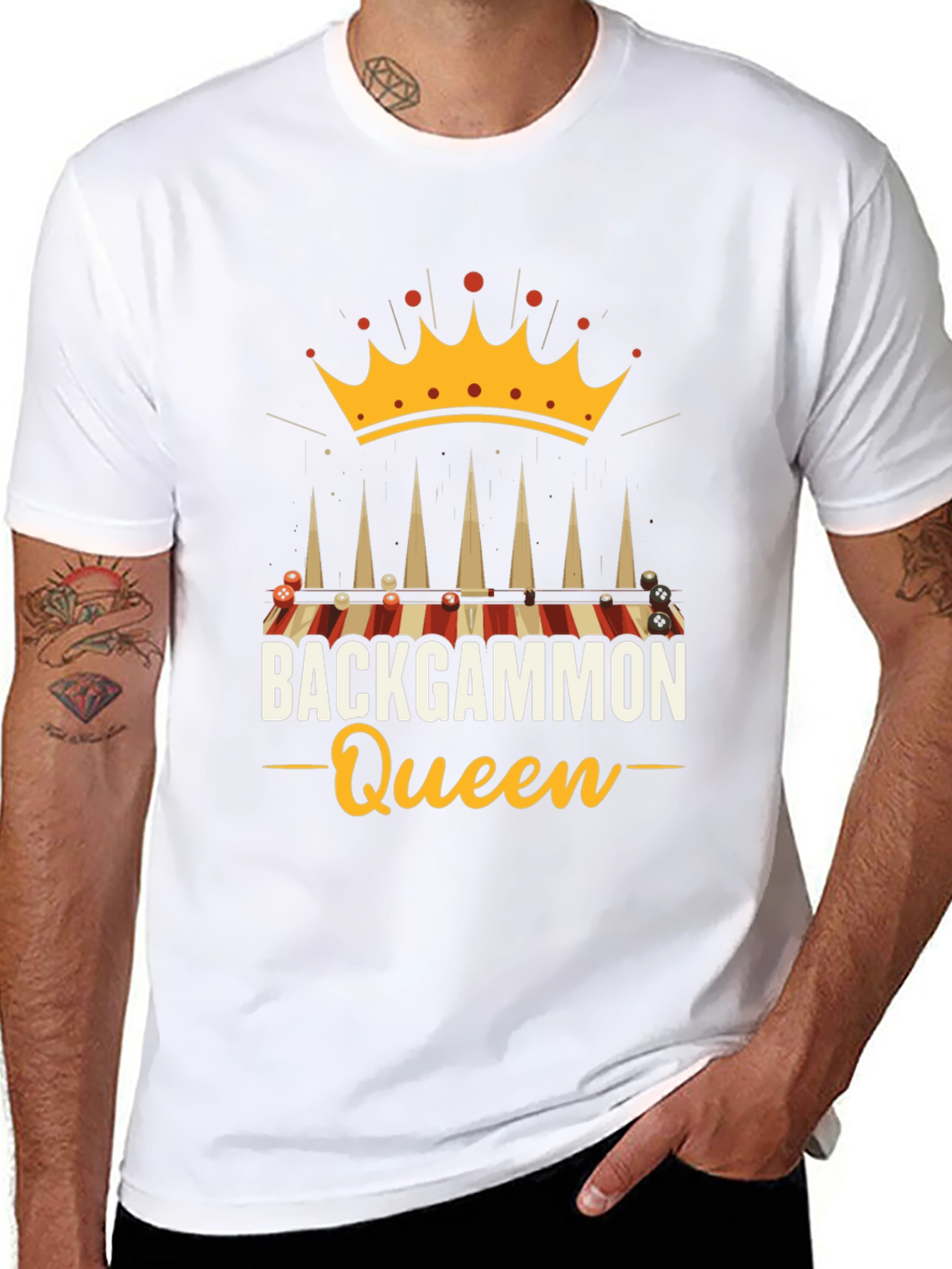 Backgammon Queen T-Shirt