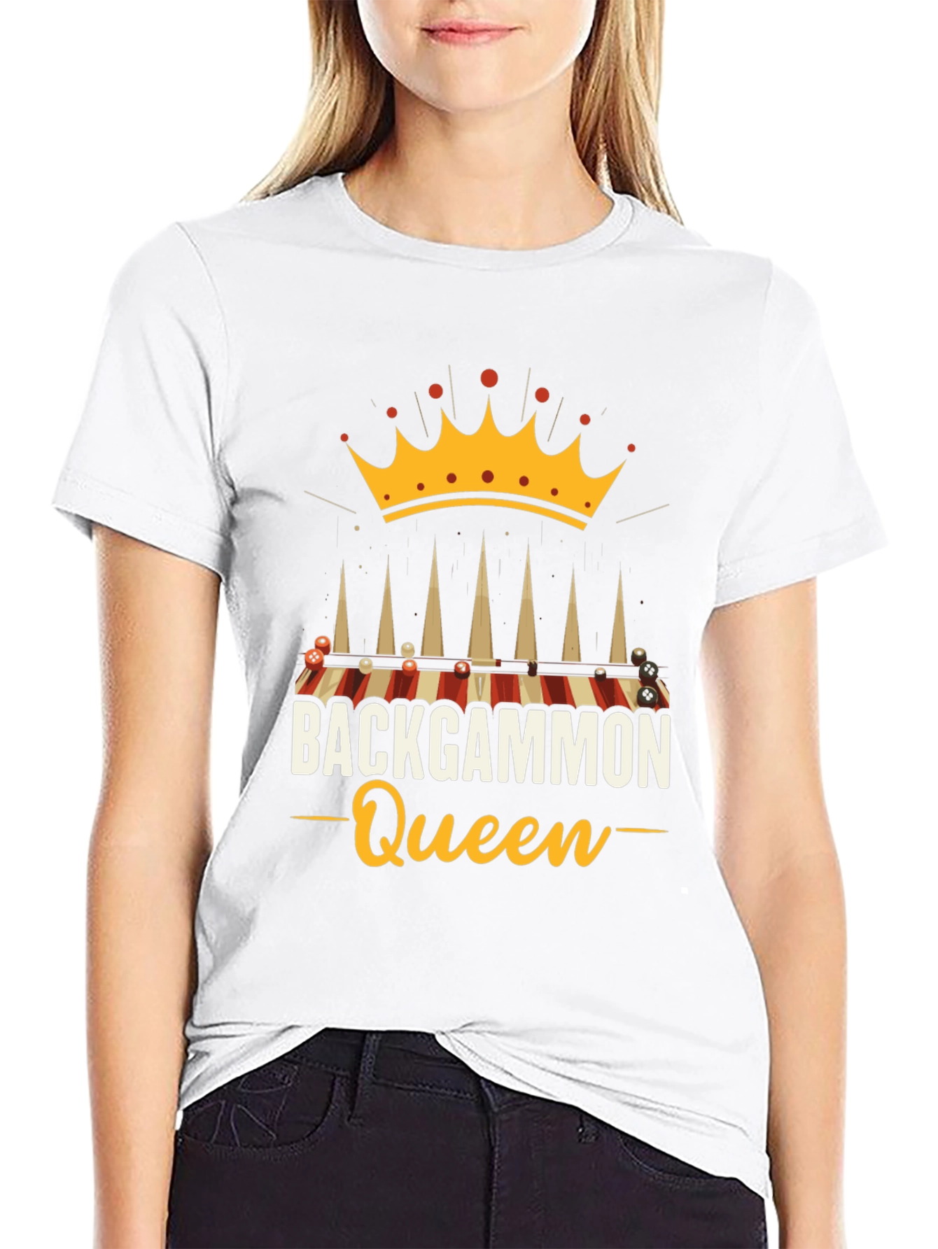 Backgammon Queen T-Shirt