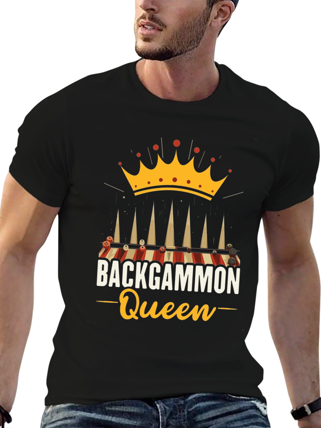 Backgammon Queen T-Shirt