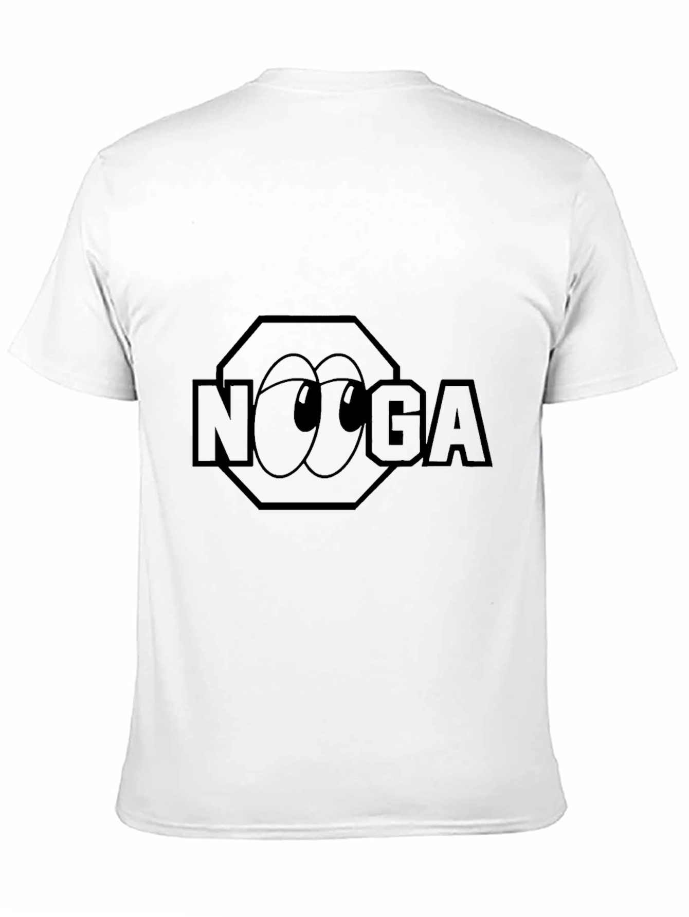 Novelty NOGA Graphic Black T-Shirt