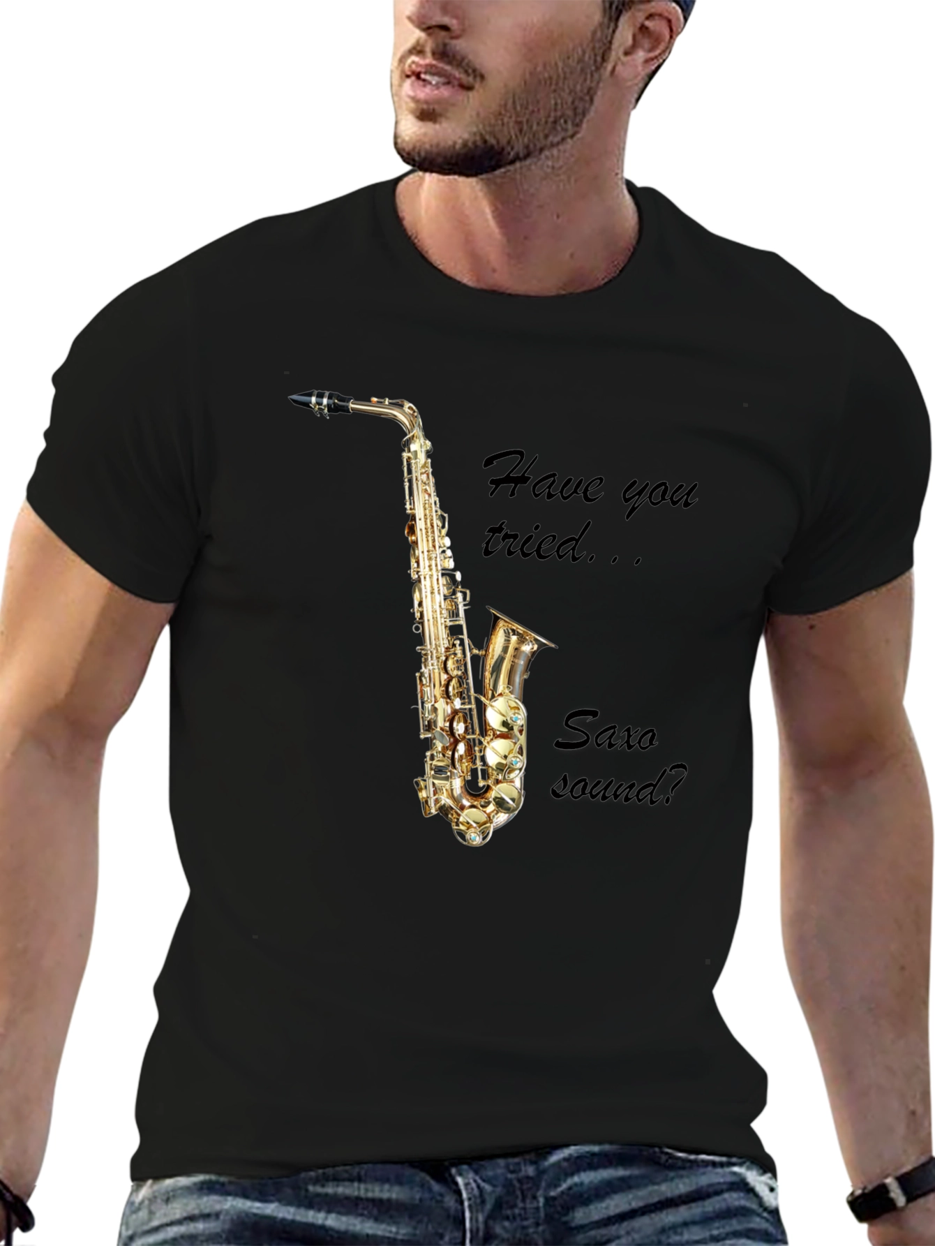 Saxophone Sound T-Shirt - Music Lover Tee