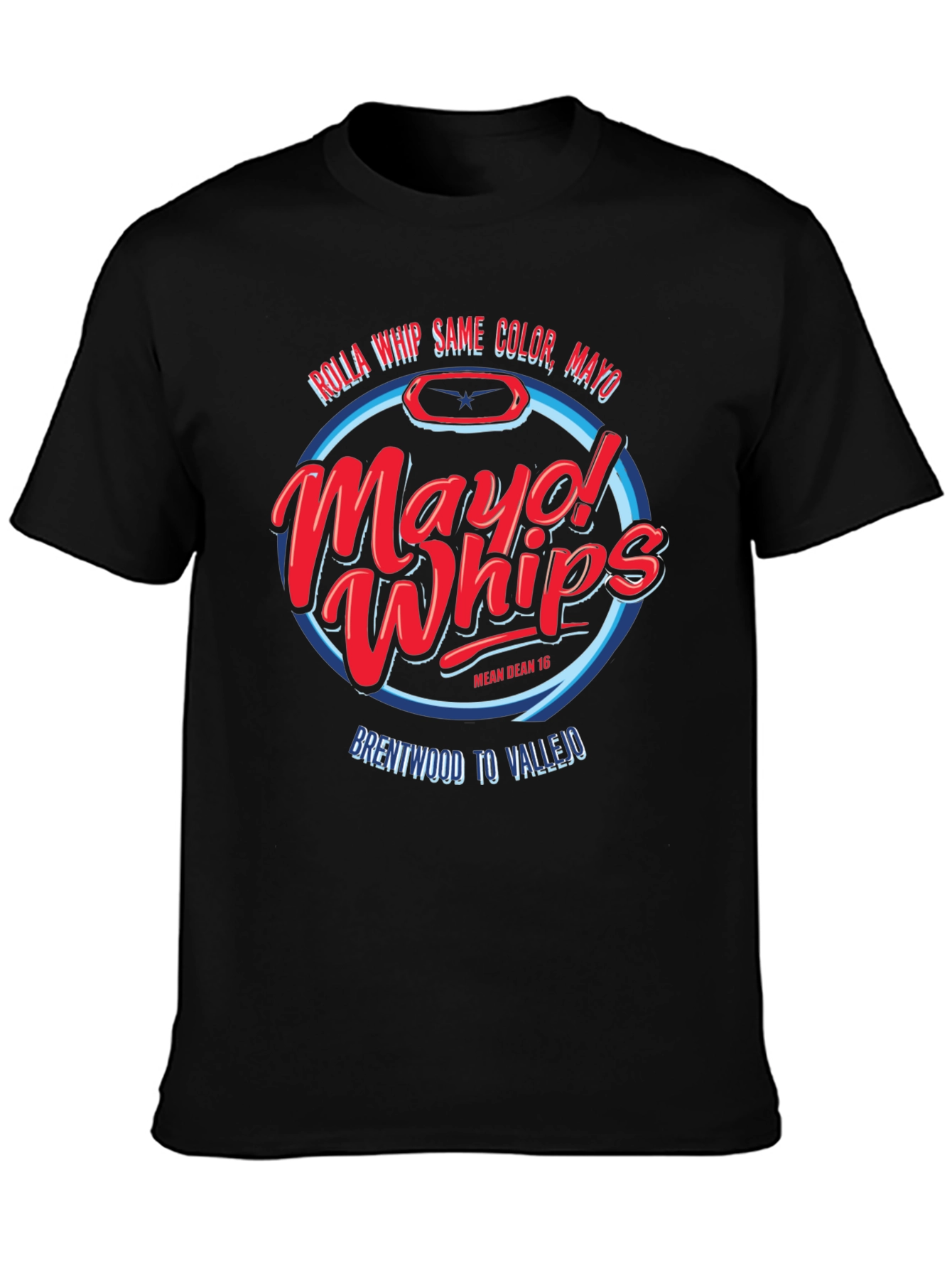 Mayo Whips T-Shirt - Brentwood to Vallejo