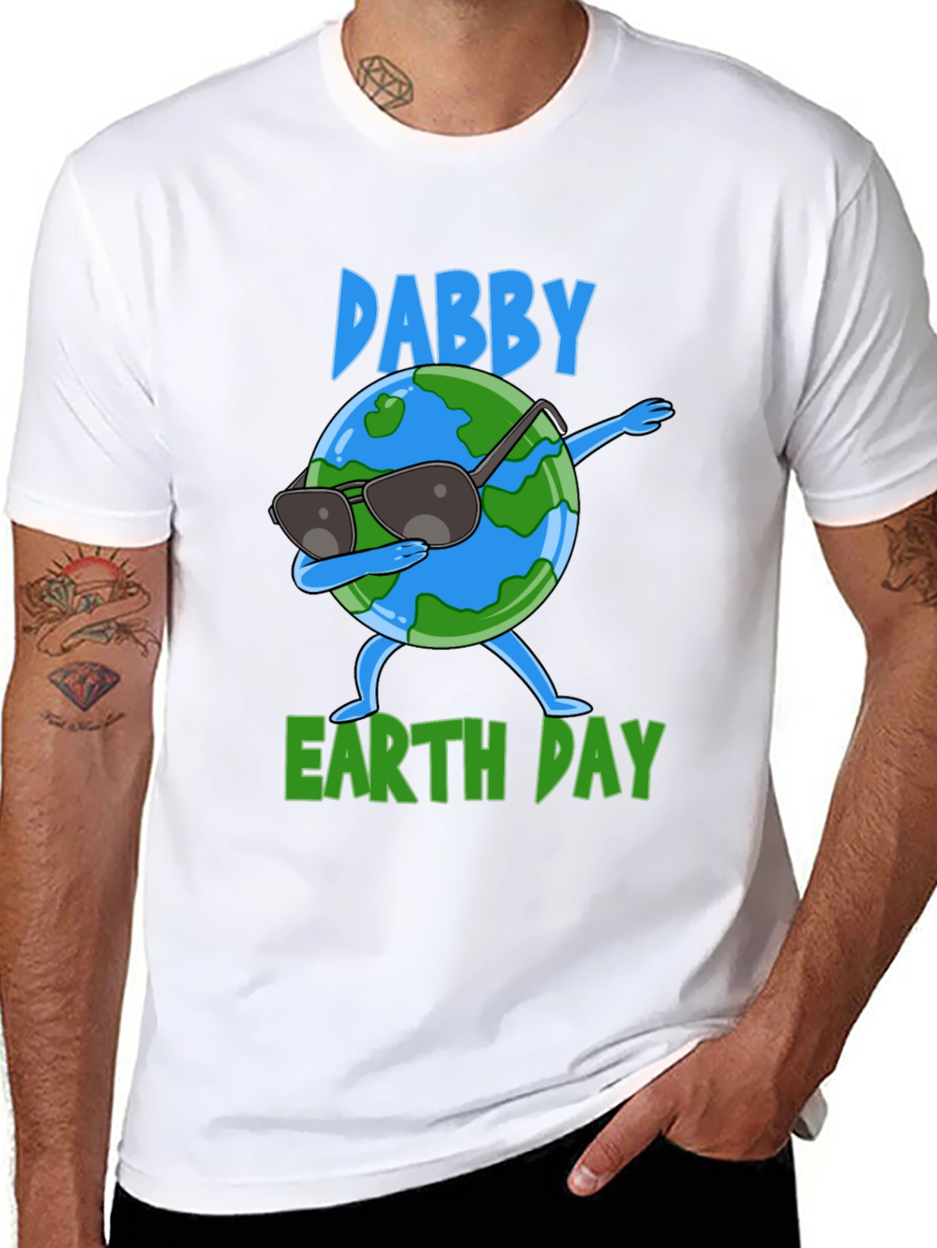Dabby Earth Day T-Shirt - Black