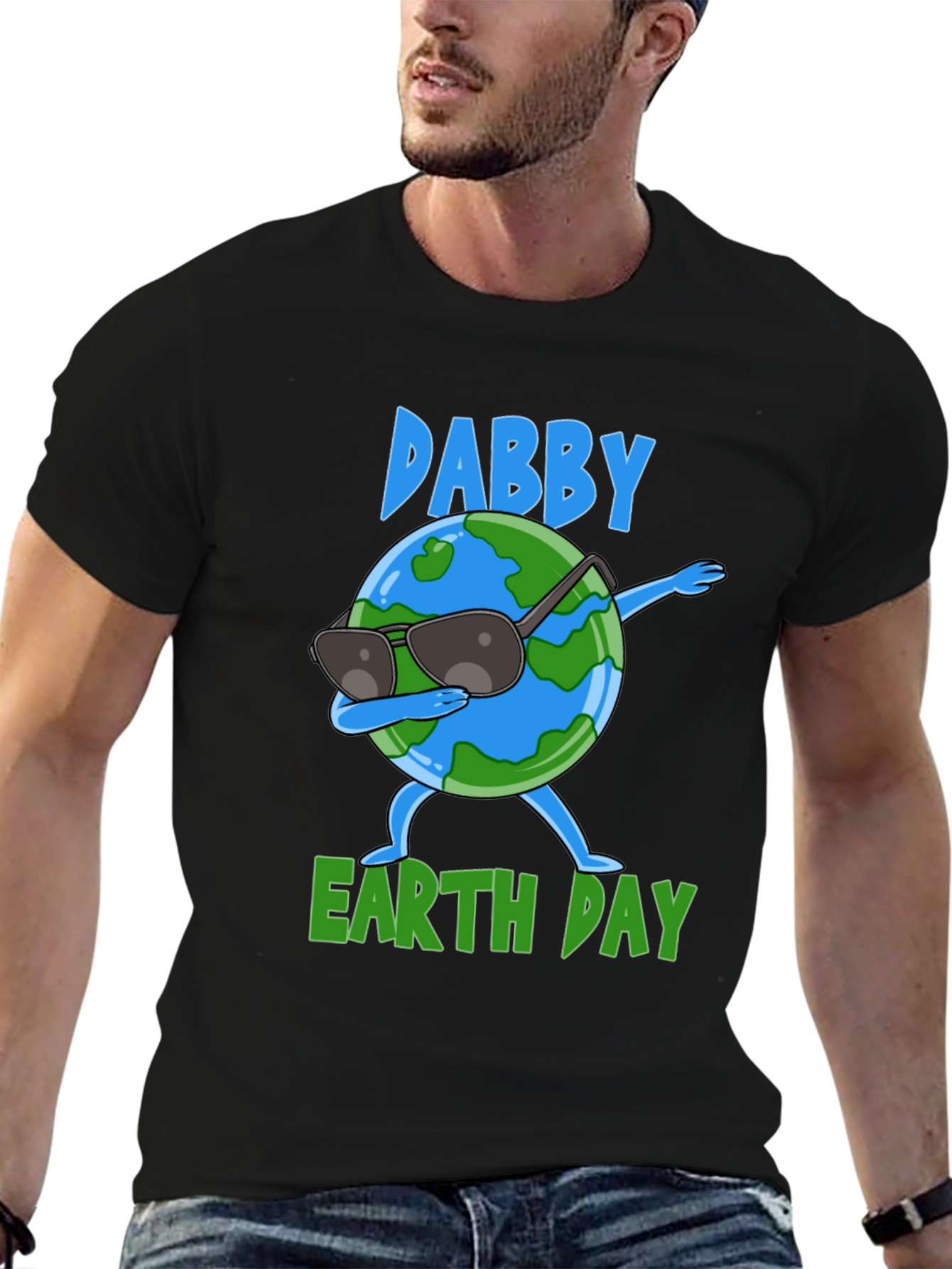 Dabby Earth Day T-Shirt - Black