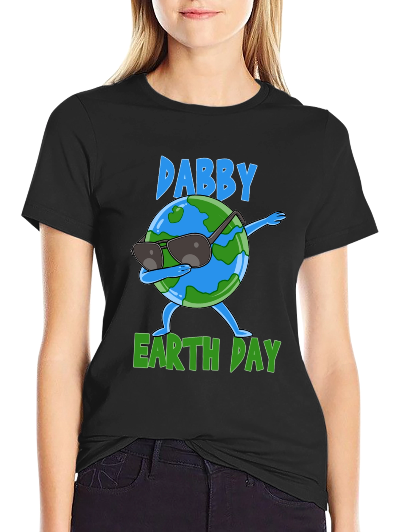 Dabby Earth Day T-Shirt - Black