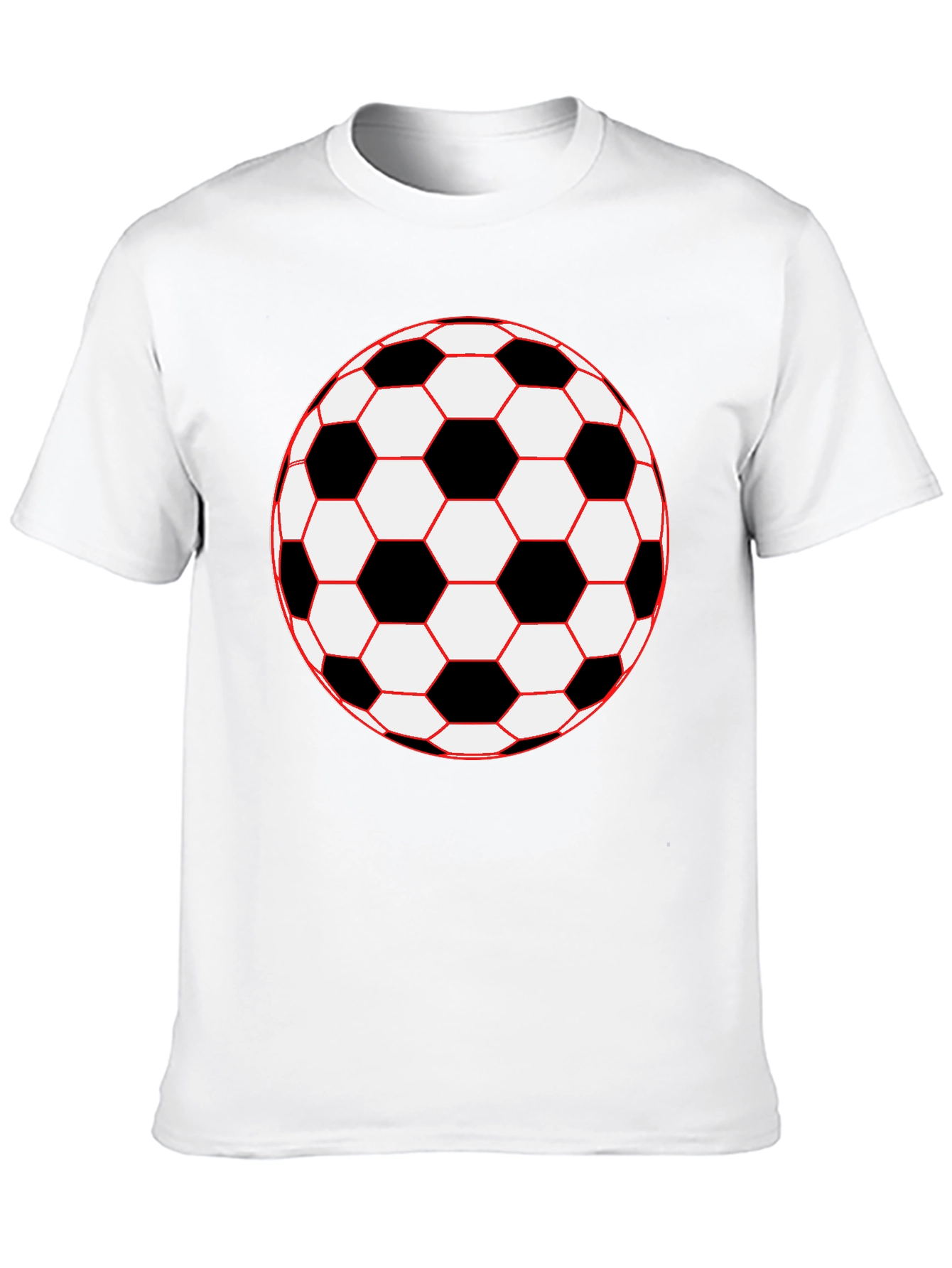 Soccer Ball Graphic Tee - Classic Black T-Shirt