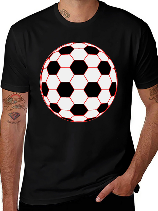 Soccer Ball Graphic Tee - Classic Black T-Shirt