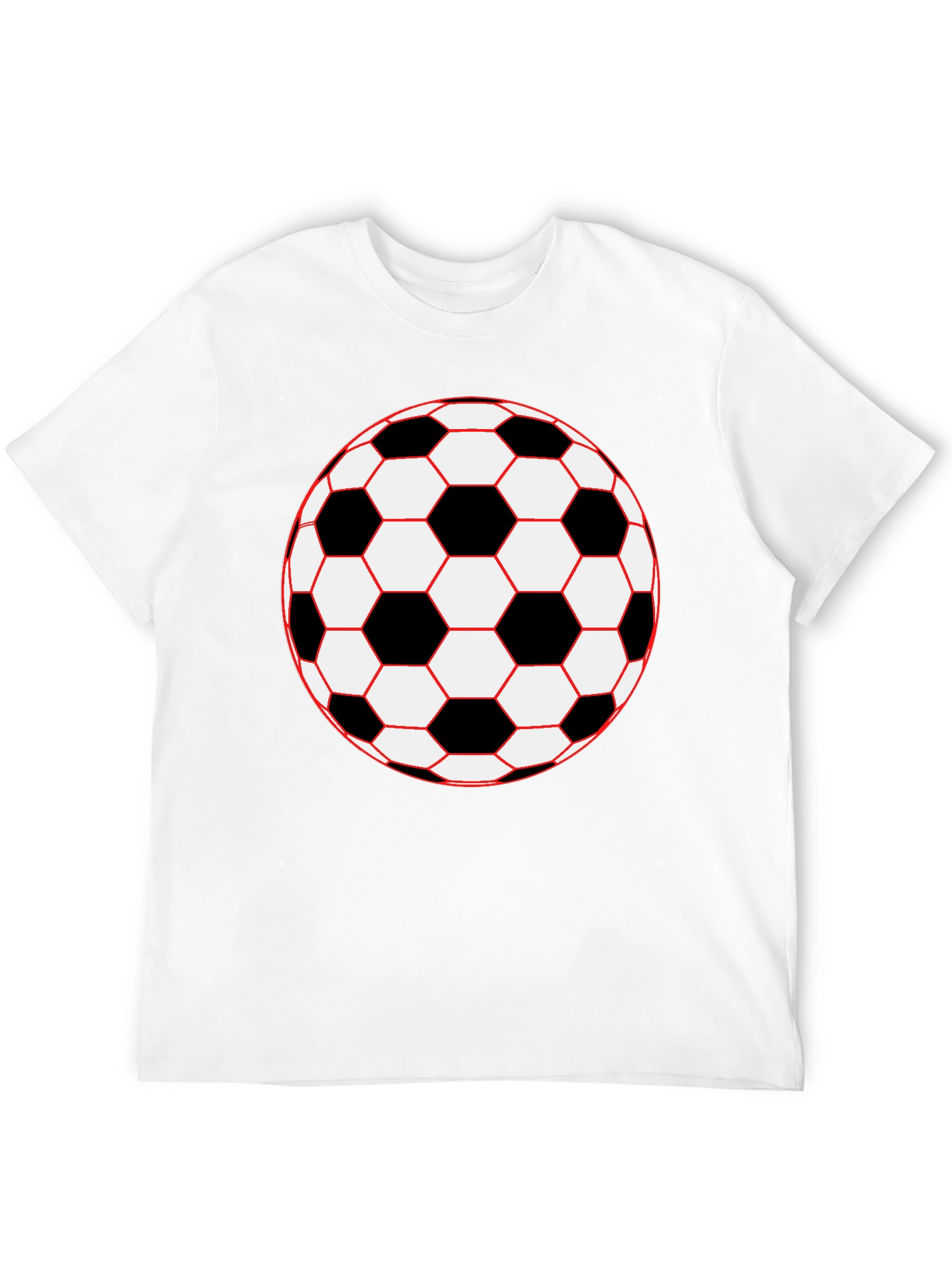 Soccer Ball Graphic Tee - Classic Black T-Shirt