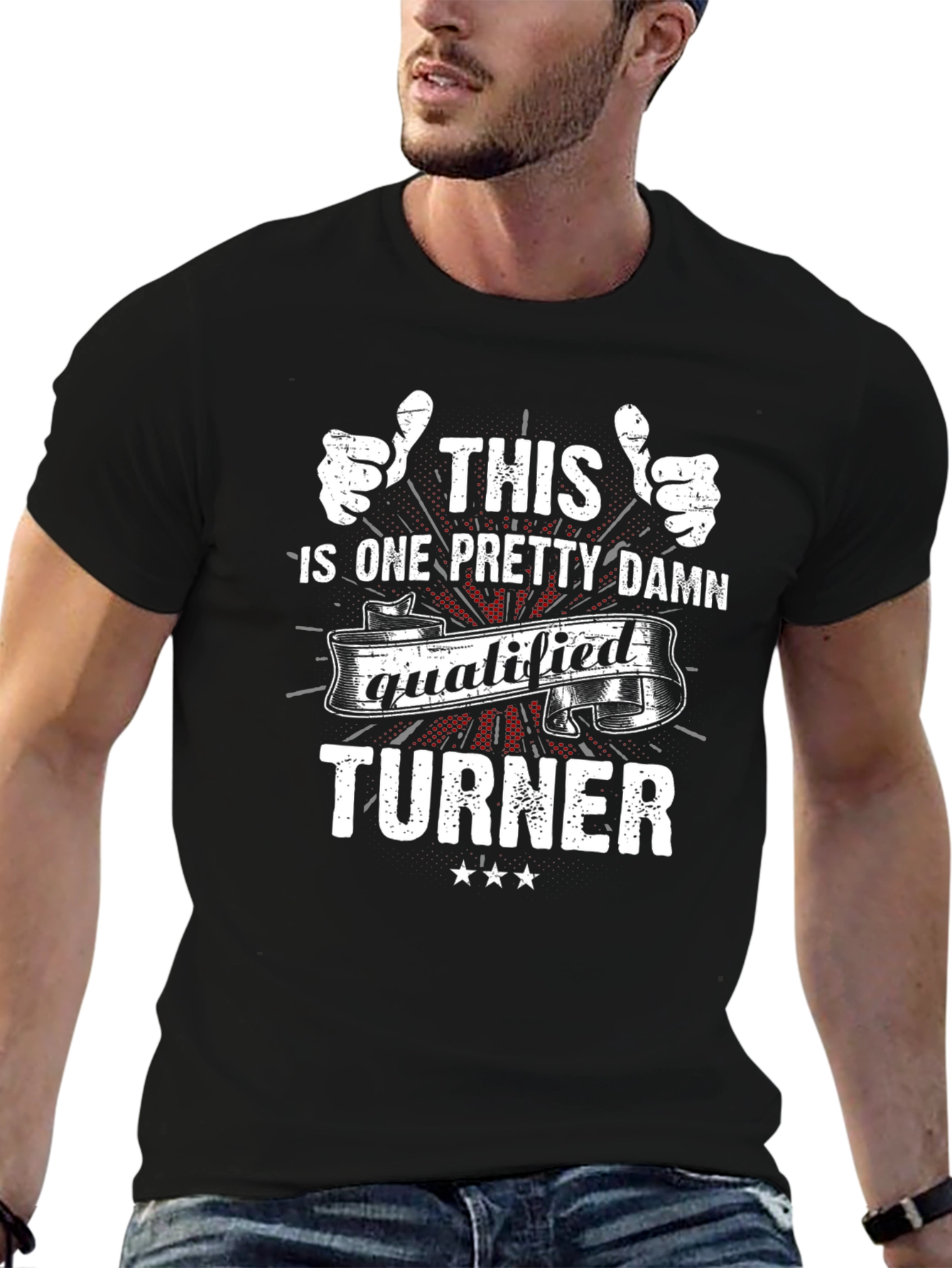 Qualified Turner Graphic Tee - Funny Occupation T-Shirt