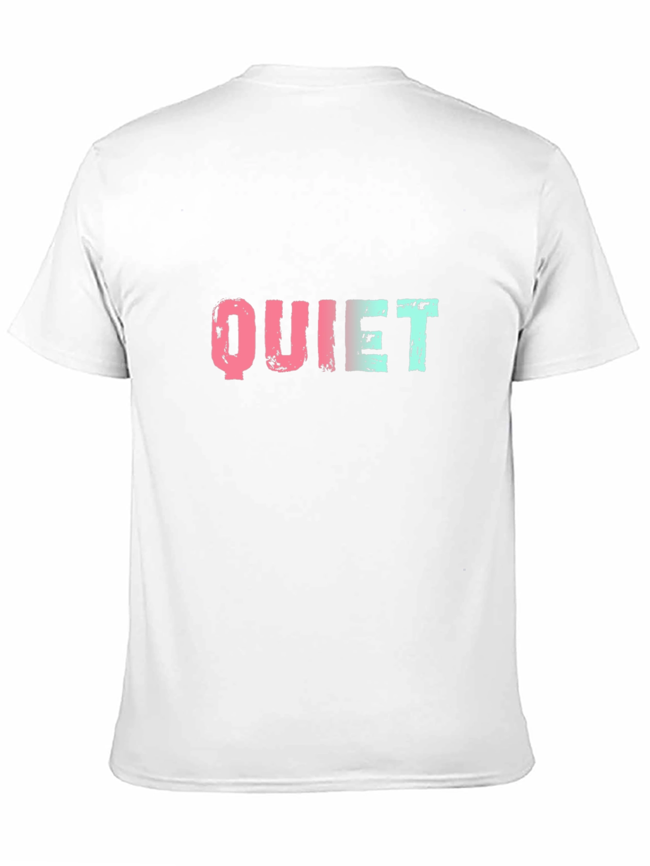 Quiet Graphic Tee - Stylish Black Cotton T-Shirt