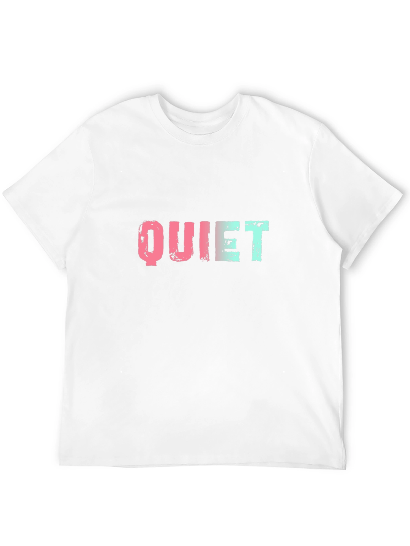 Quiet Graphic Tee - Stylish Black Cotton T-Shirt