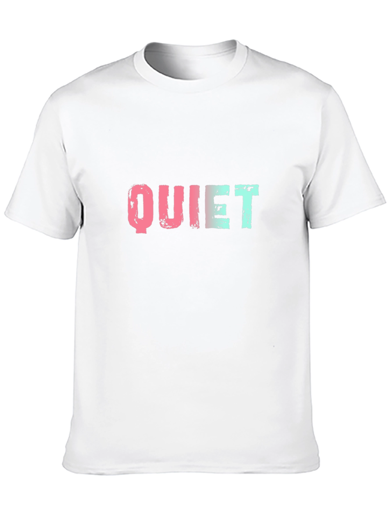 Quiet Graphic Tee - Stylish Black Cotton T-Shirt