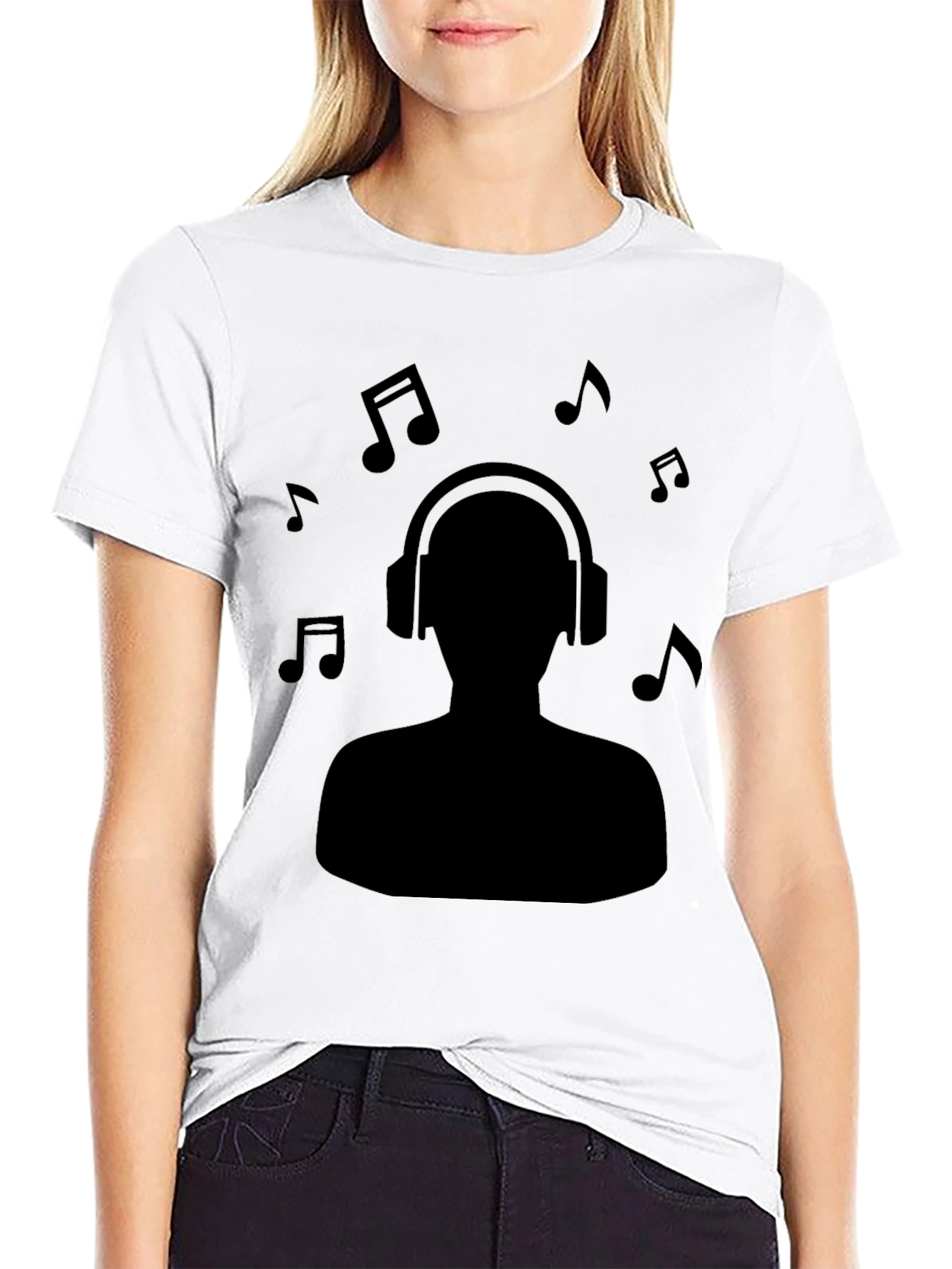 Music Lover Black T-Shirt