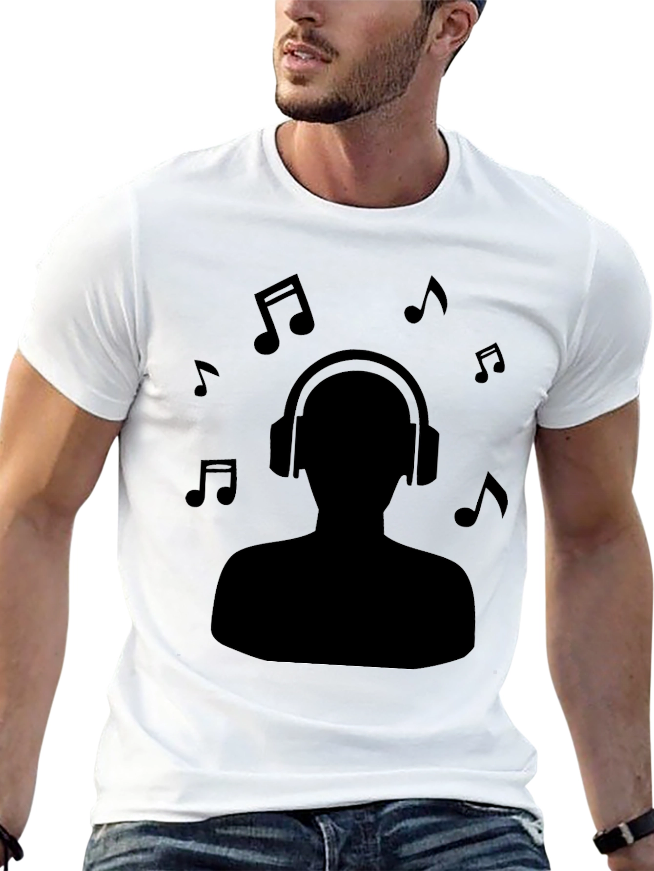 Music Lover Black T-Shirt