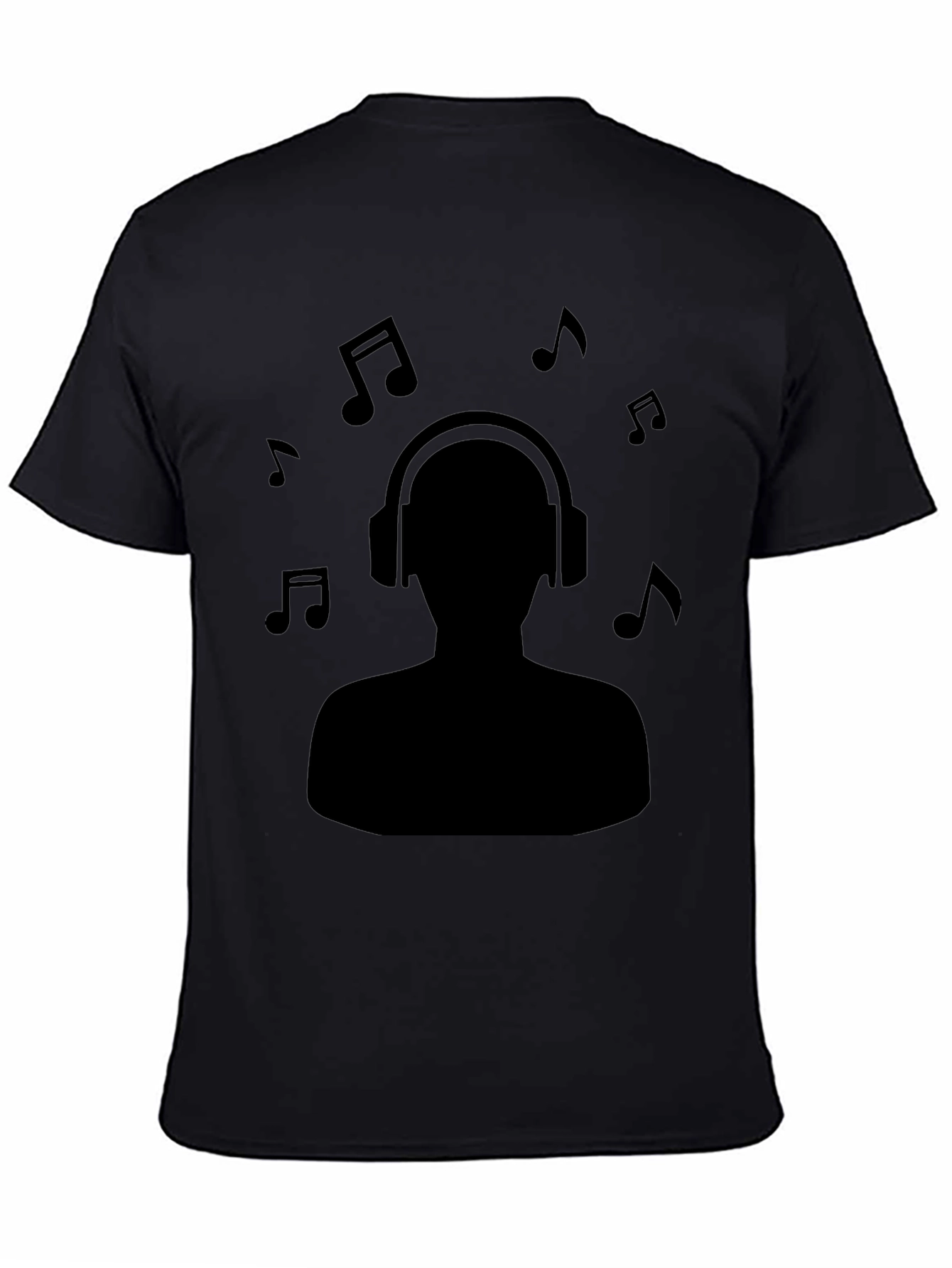 Music Lover Black T-Shirt