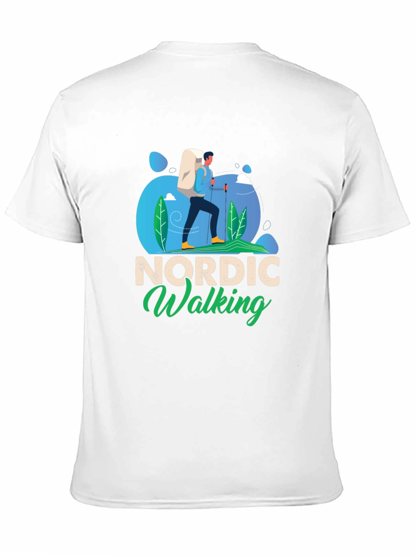 Nordic Walking Graphic Tee - Hiker Shirt