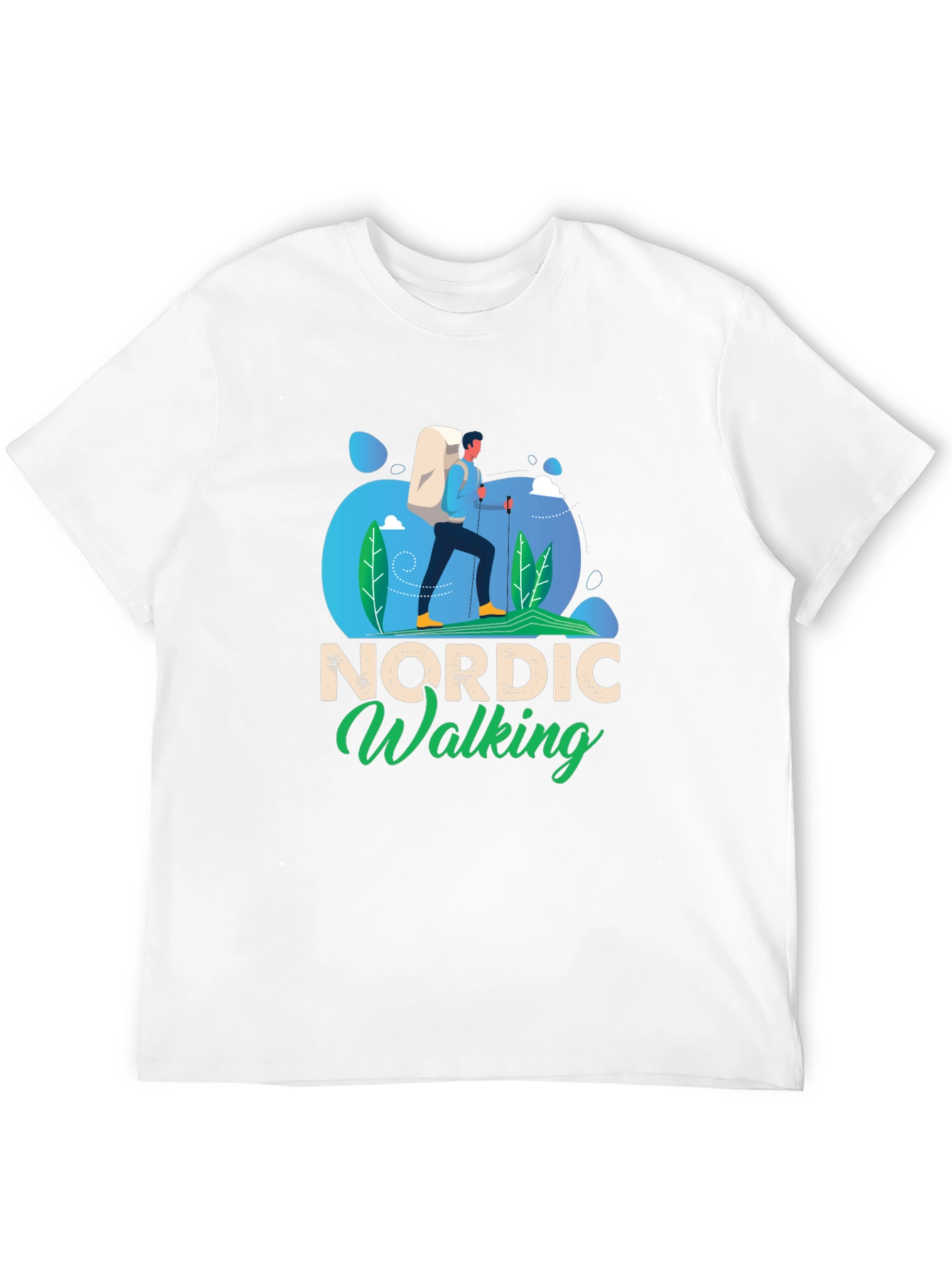 Nordic Walking Graphic Tee - Hiker Shirt