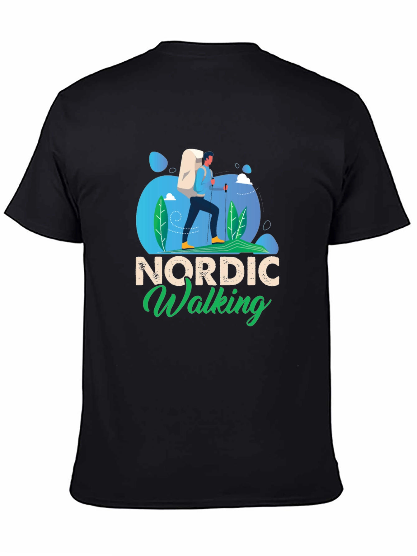 Nordic Walking Graphic Tee - Hiker Shirt