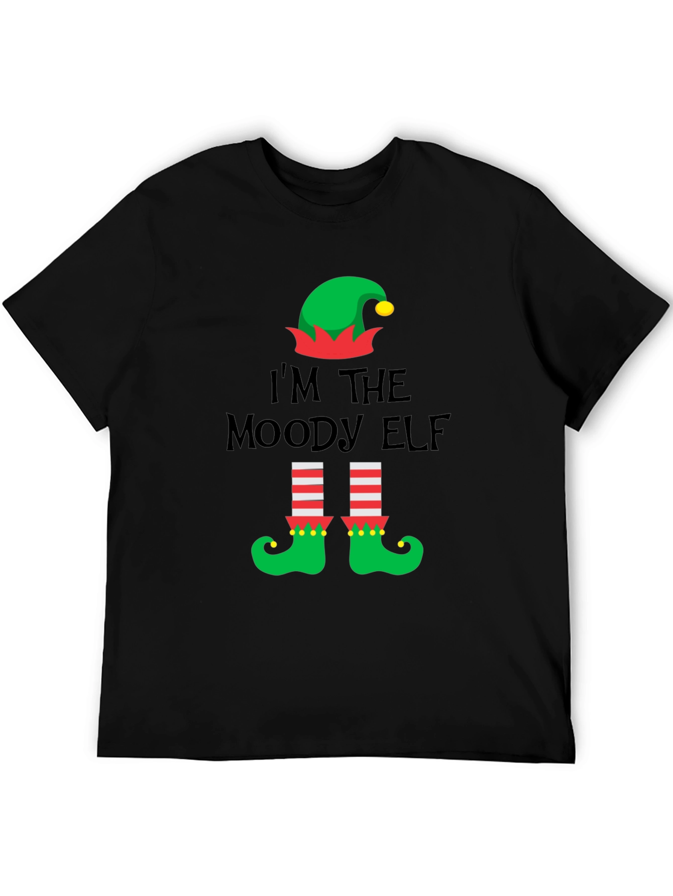 Moody Elf Christmas T-Shirt