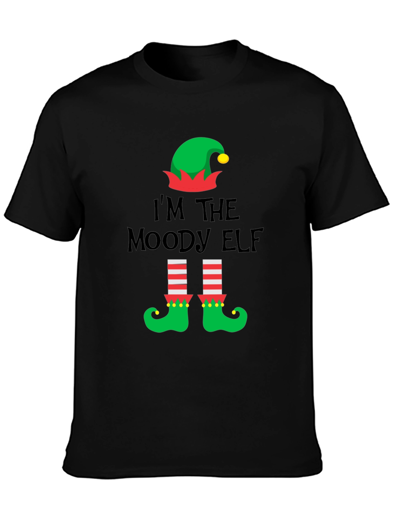 Moody Elf Christmas T-Shirt