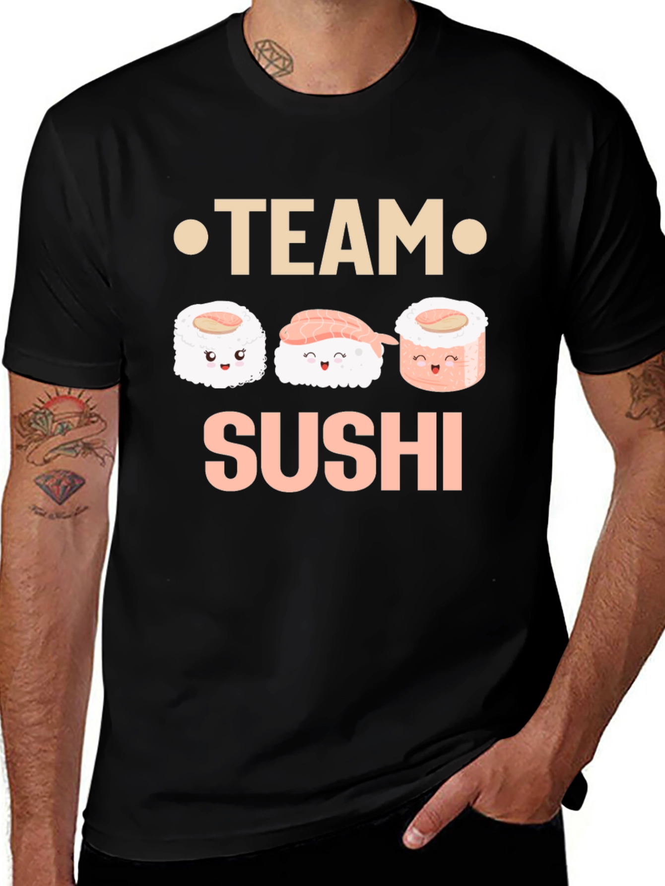 Team Sushi Graphic T-Shirt - Foodie Apparel