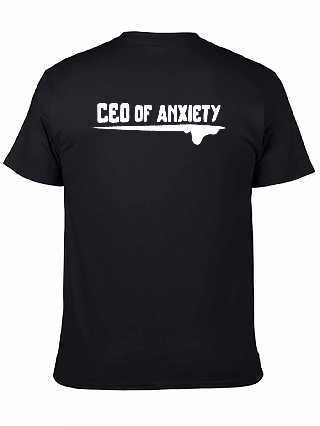 CEO of Anxiety Black Graphic Tee
