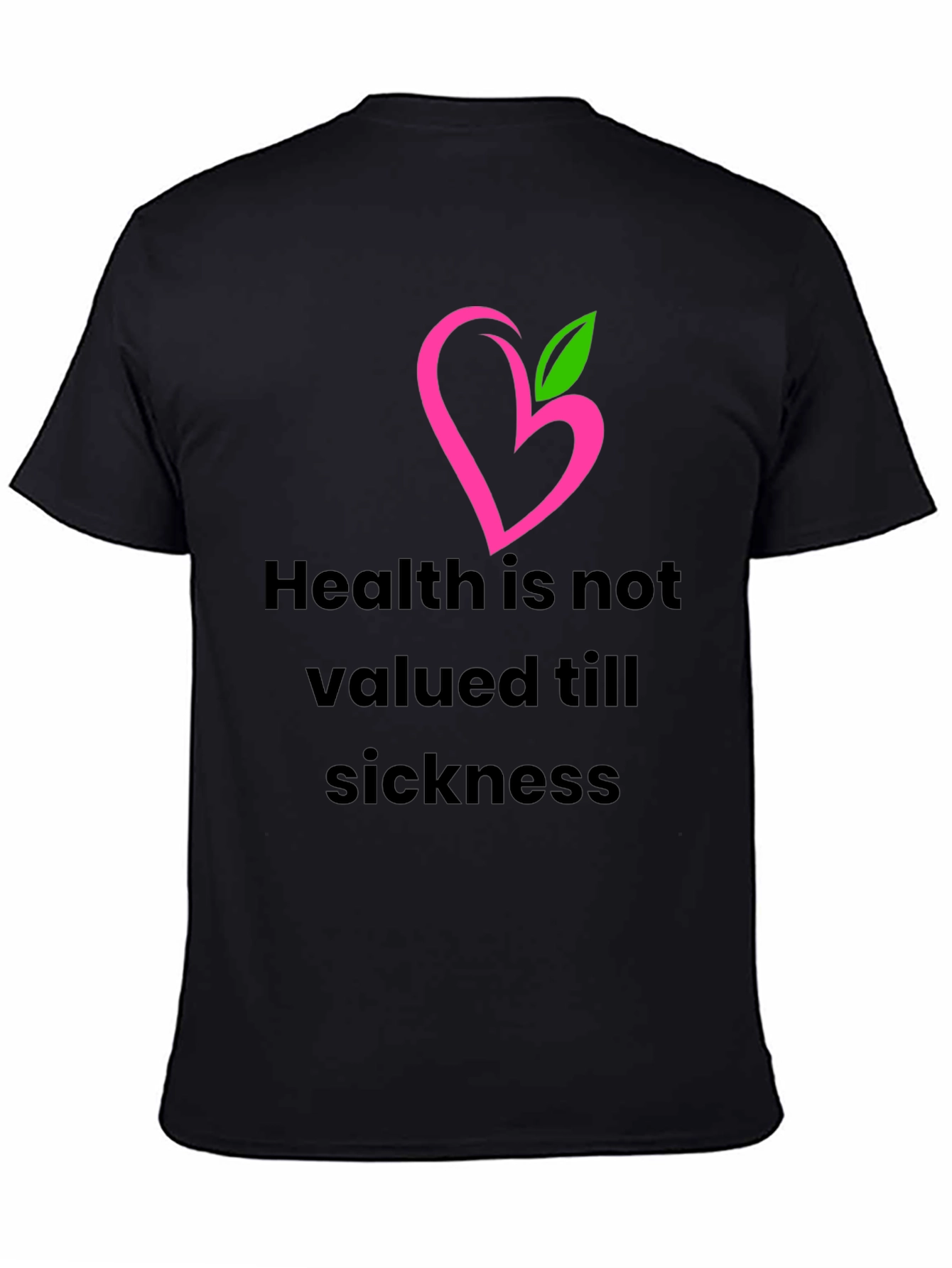 Health Matters Black T-Shirt