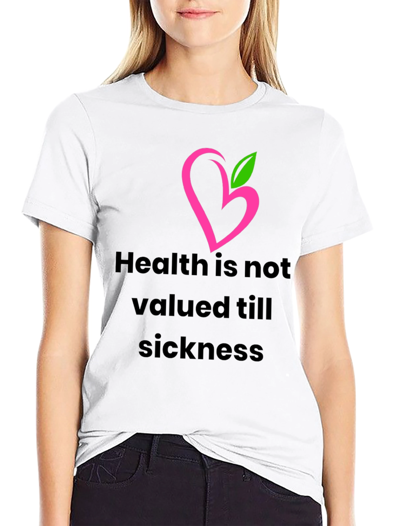 Health Matters Black T-Shirt