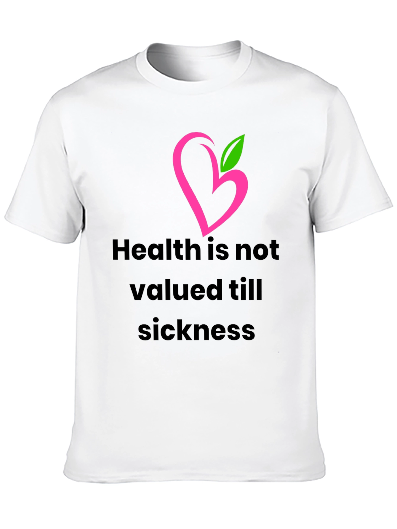 Health Matters Black T-Shirt