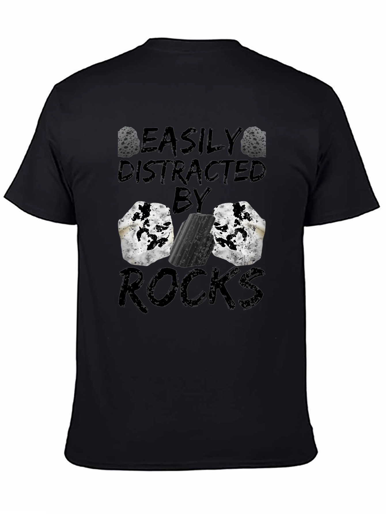 Easily Distracted by Rocks Graphic Tee