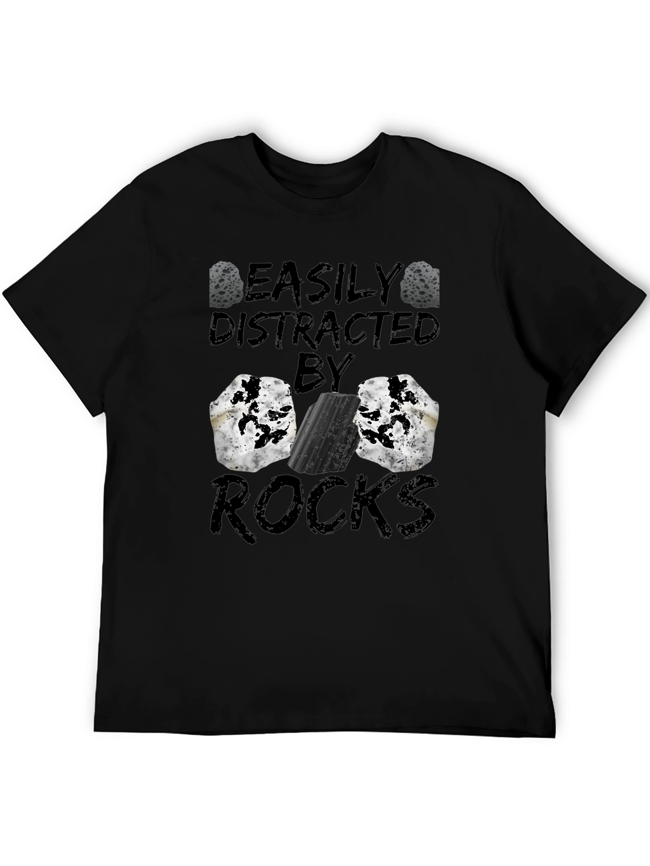Easily Distracted by Rocks Graphic Tee