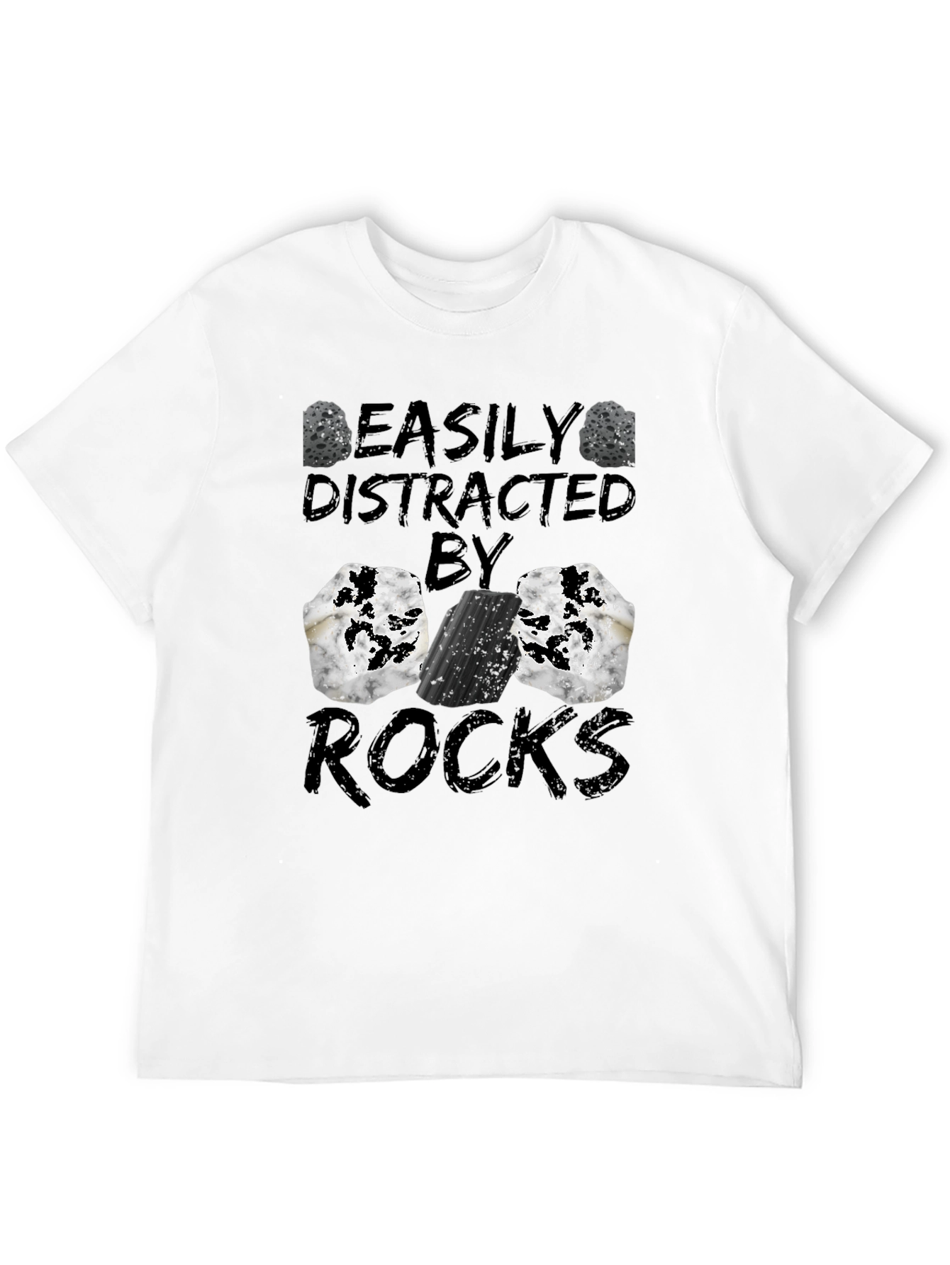 Easily Distracted by Rocks Graphic Tee
