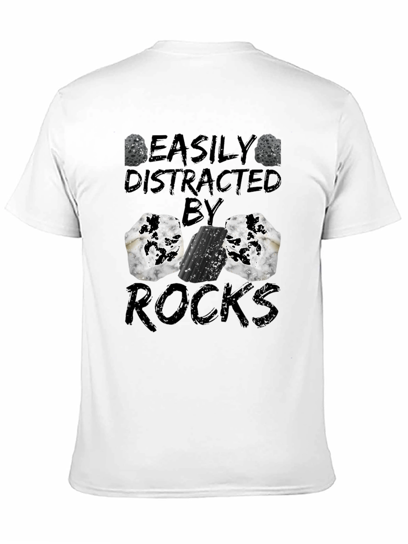 Easily Distracted by Rocks Graphic Tee