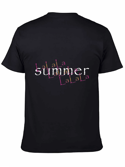La La La Summer T-Shirt - Black