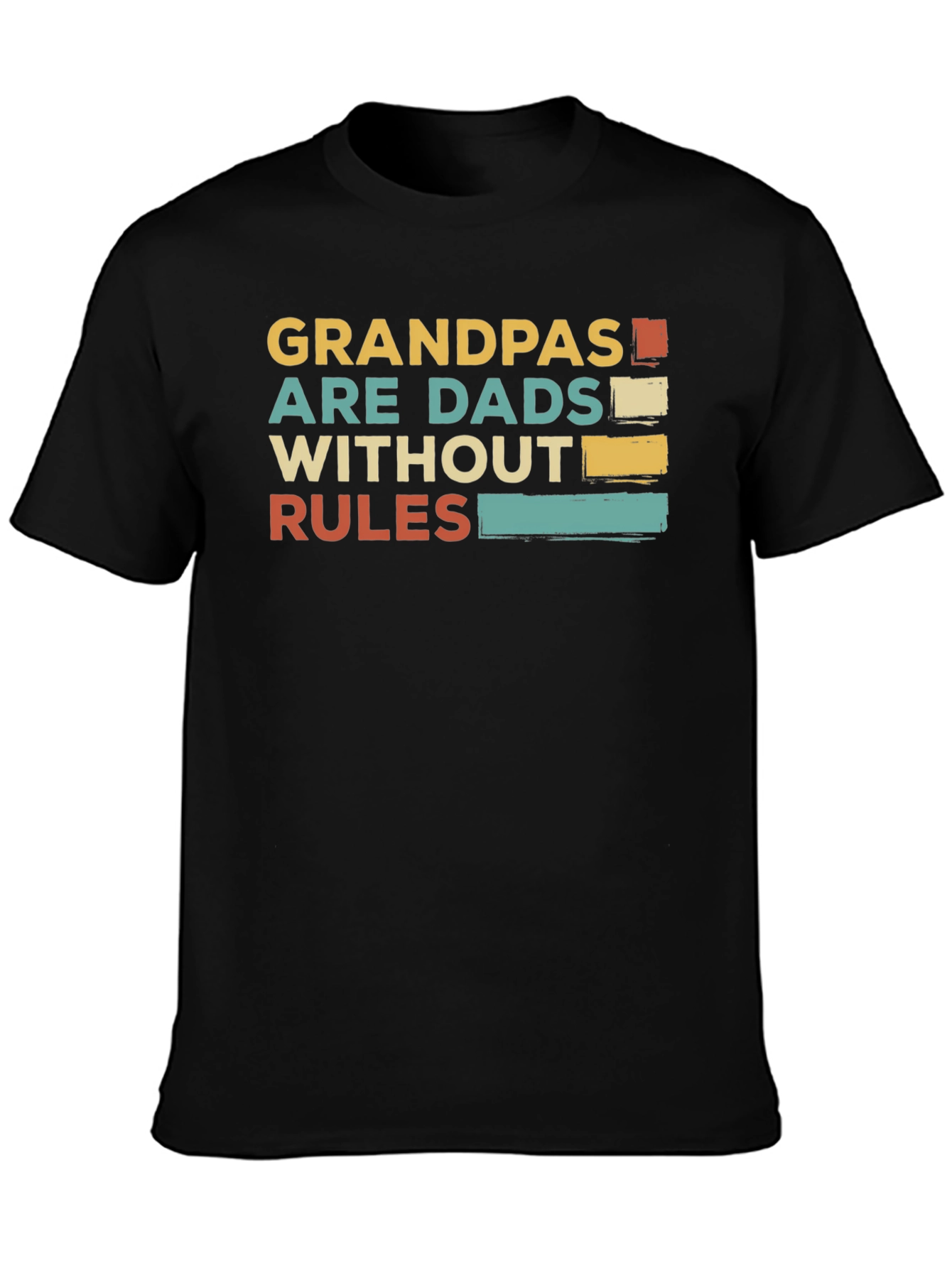 Grandpas Are Dads Without Rules Graphic Tee