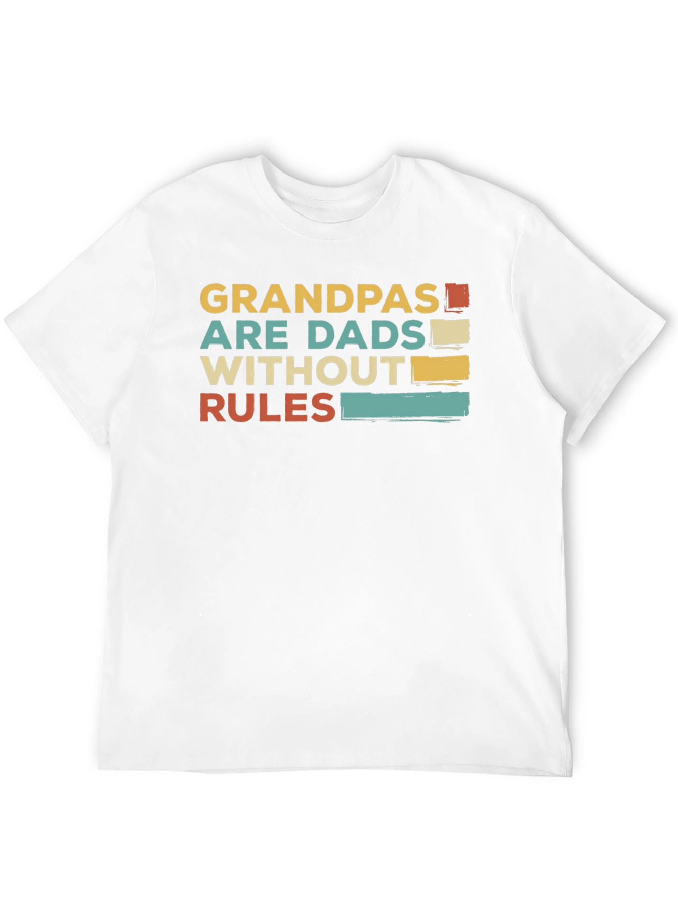 Grandpas Are Dads Without Rules Graphic Tee
