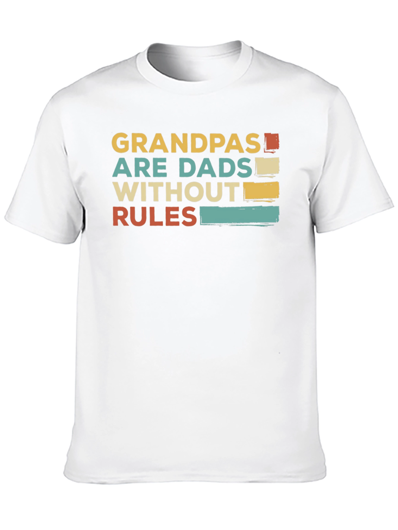 Grandpas Are Dads Without Rules Graphic Tee