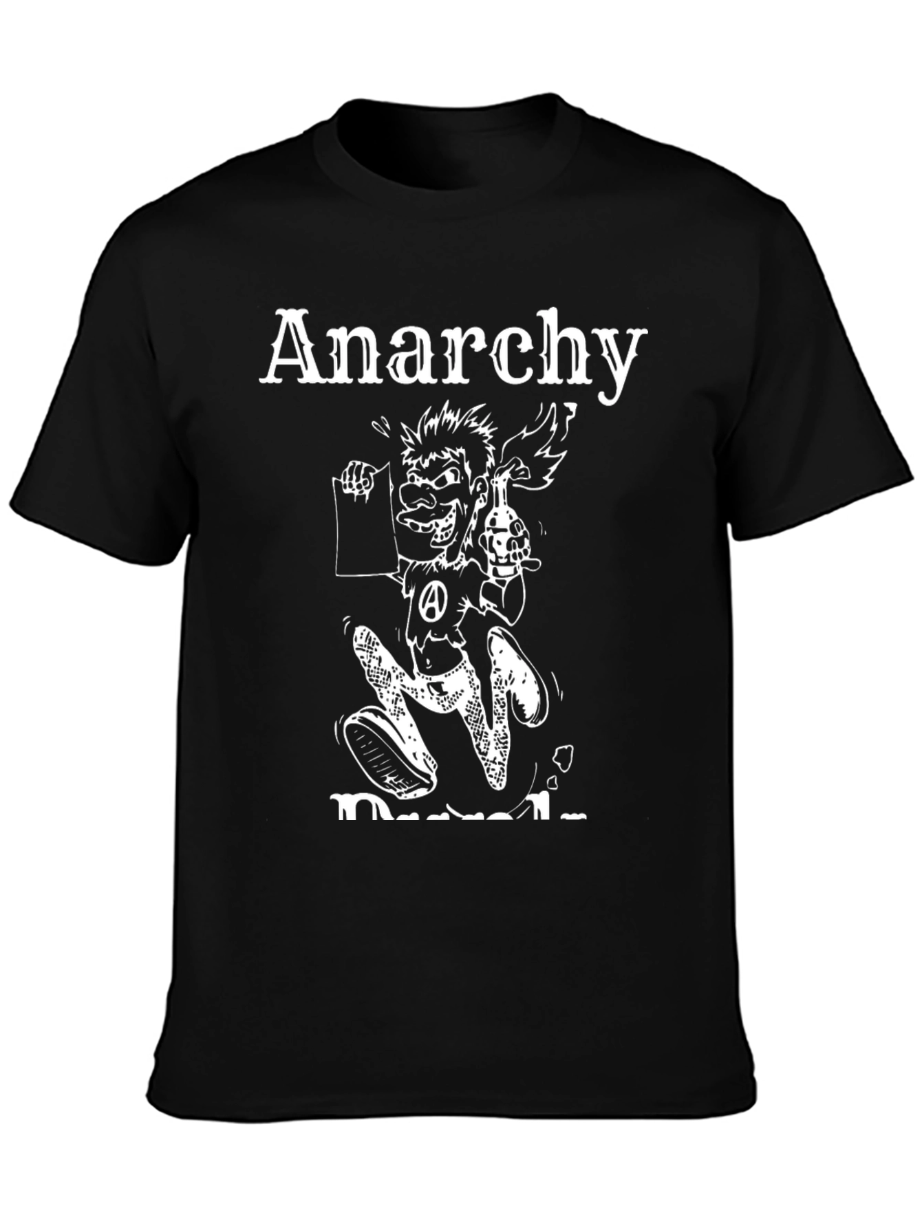 Anarchy T-Shirt - Cartoon Character Graphic Tee