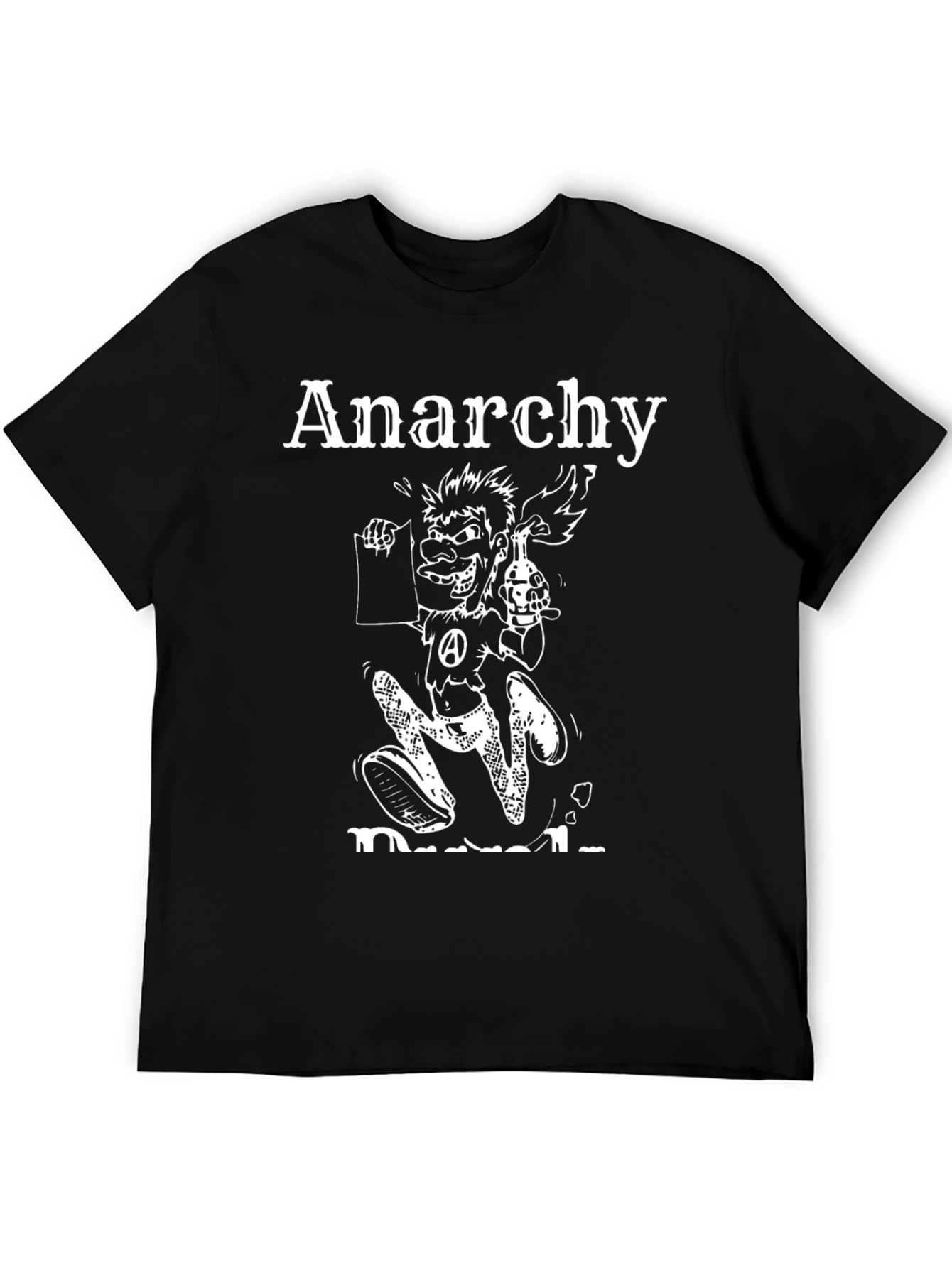 Anarchy T-Shirt - Cartoon Character Graphic Tee