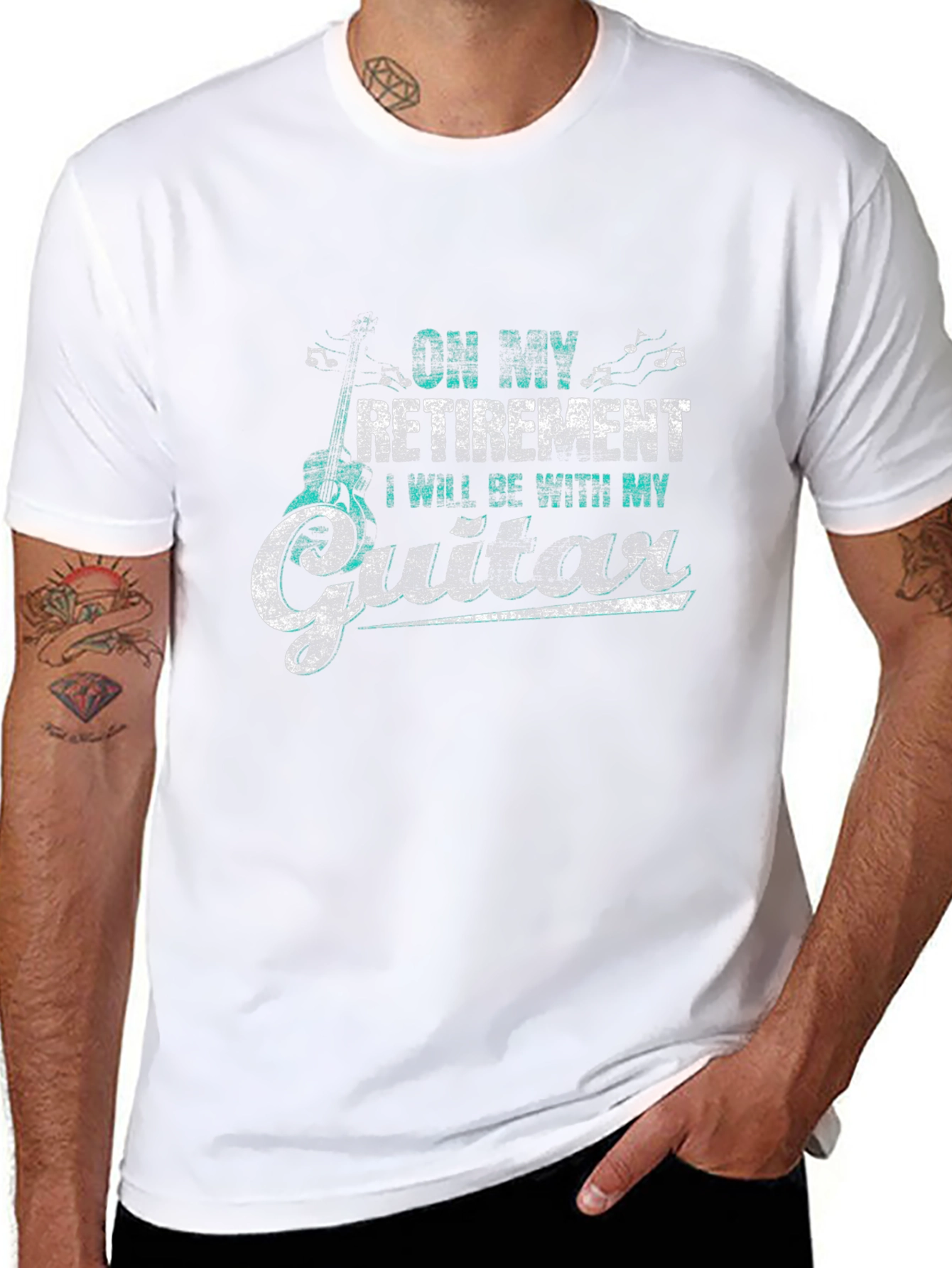 Guitar Retirement T-Shirt - Black