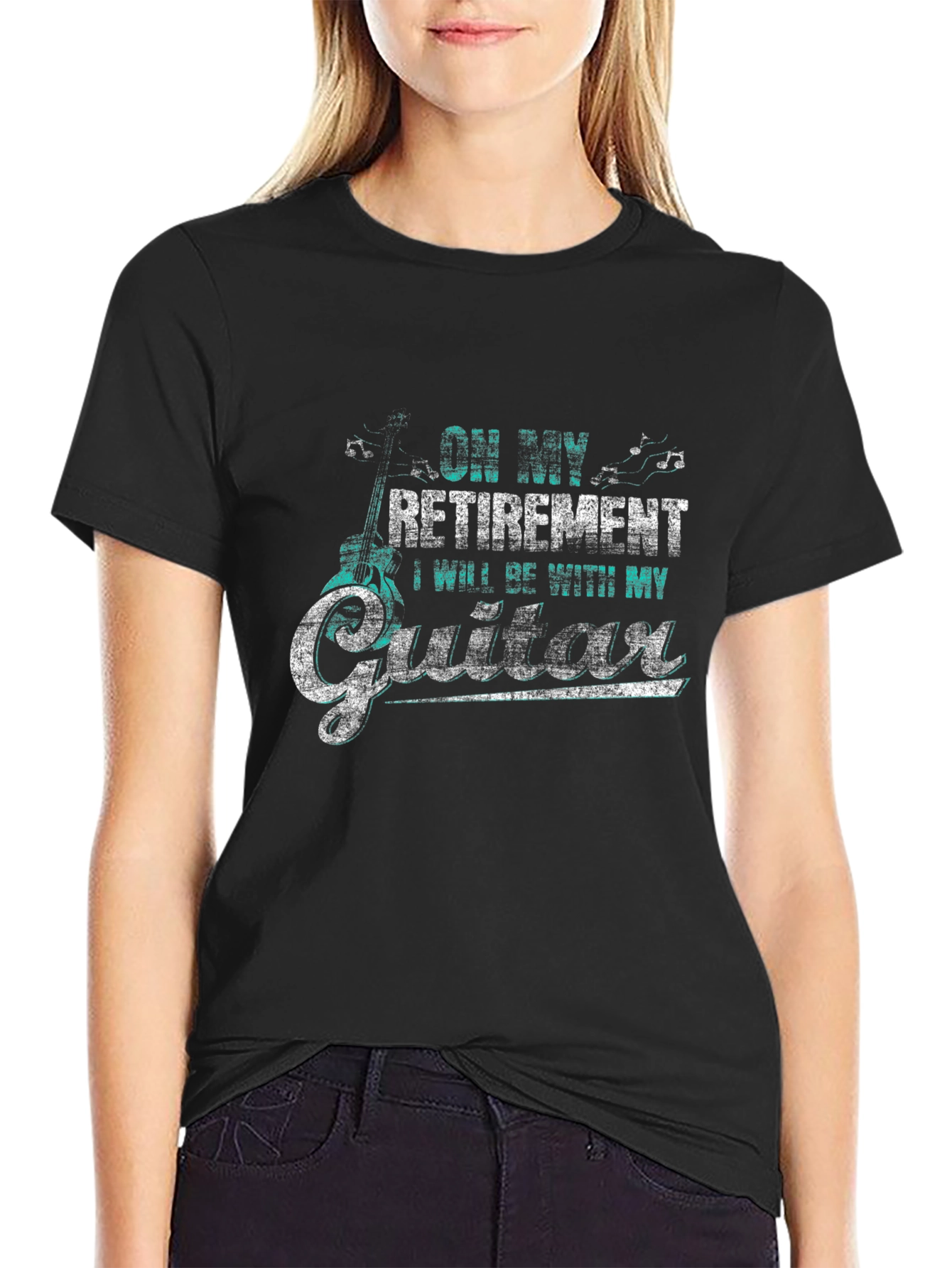 Guitar Retirement T-Shirt - Black